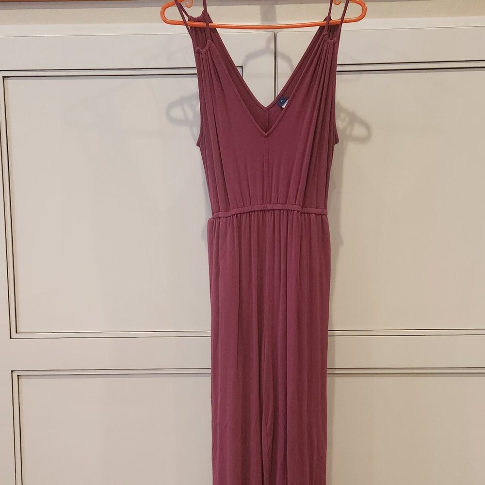 Maroon Old Navy jumpsuit